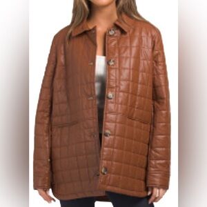 Sam Edelman Chestnut Quilted Puffer Jacket